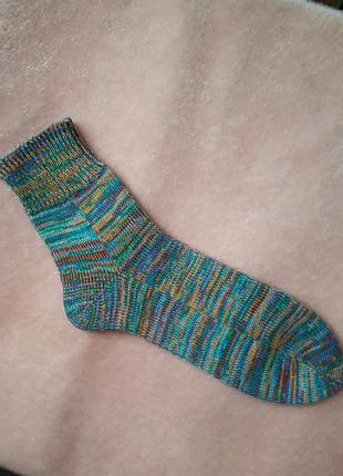 Вязаные носки ручной работы