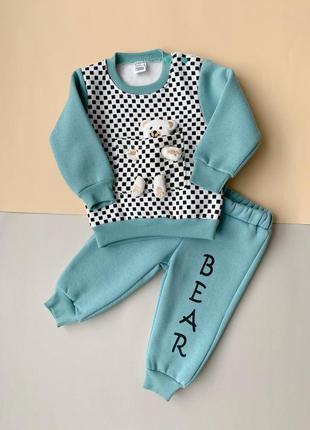 Фліс костюмчик на хлопчика 12м, 18м