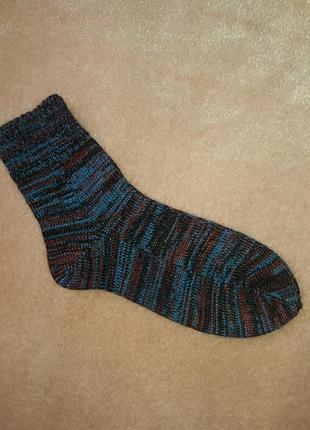 Мужские вязаные язаные носки ручной работы
