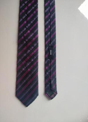 Краватка в смужку hugo boss3 фото