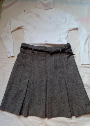 Шерстяная юбка