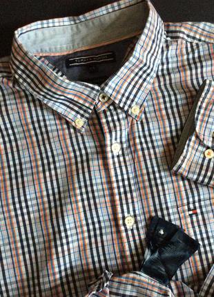 Чоловіча сорочка tommy hilfiger оригінал стан нова розмір воріт 43 xl