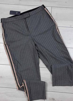 Штаны с лампасами m&s брюки