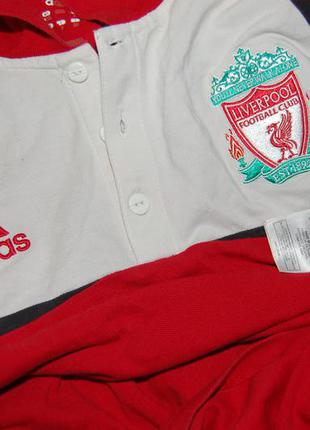 Футболка рубашка-поло adidas liverpool football club carlsberg оригинал 52 р4 фото