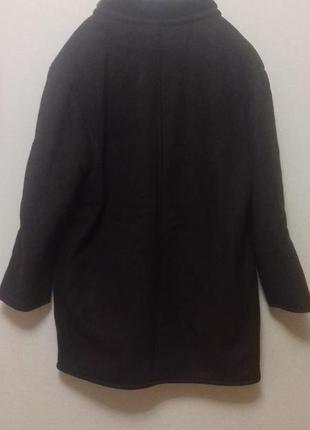 Abercrombie & fitch куртка зимова чоловіча дублянка штучна шоколадна розмір s2 фото