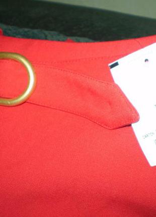Юбка красная нарядная, размеры 36/s, 38/м, тунис3 фото