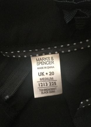 Базовые черные легкие брюки большого размера marks&spencer8 фото