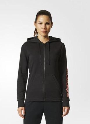 Толстовка с капюшоном adidas essentials linear  br2575  оригинал1 фото