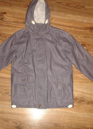 Next куртка пиджак некст на 11 лет  подкладка-сеточка ткань с пропиткой,1 фото