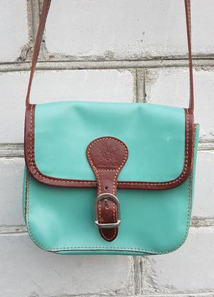 Вінтажна шкіряна сумка vera pelle італія