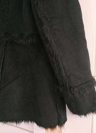 Дублёнка эко искусственная marks & spencer, s-m 5