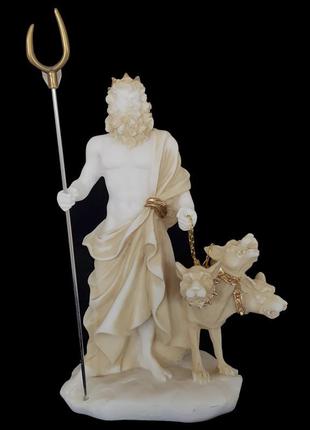 Фигурка-статуэтка из алебастра «хадес» греция, h-27 см (395-0674p)