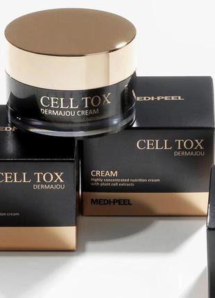 Омолаживающий крем со стволовыми клетками medi-peel cell tox dermajou cream 50 g1 фото