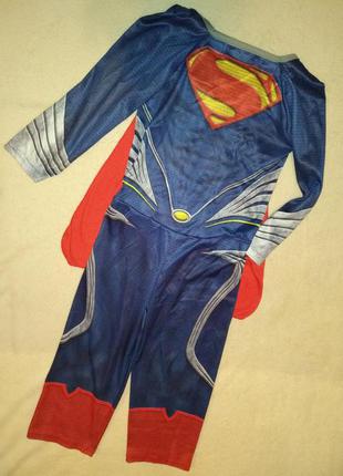 Новогодний костюм супермен с плащом на мальчика 3/4г2 фото