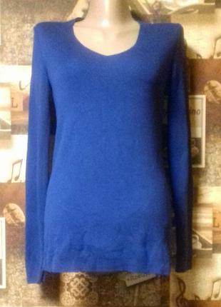 Свитер с v-образным вырезом banana respublic,p.m,шелк/хлопок