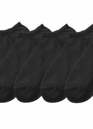 5 пар! набор носков хлопок livergy германия размер 39/42 43/46 с силиконовыми полосками сзади1 фото