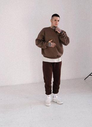 Оверсайз костюм на флісі