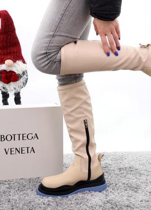 Зимние ботинки bottega veneta на меху3 фото