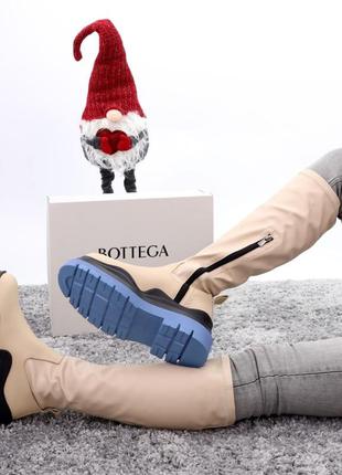 Зимние ботинки bottega veneta на меху7 фото