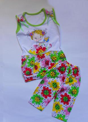 Костюм туника + трессы, размеры на рост 92/98