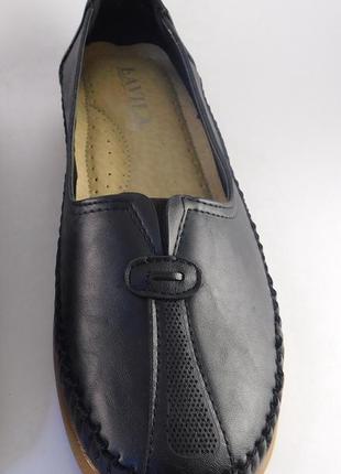 Женские туфли - мокасины, р. 37 (23,5 см)3 фото