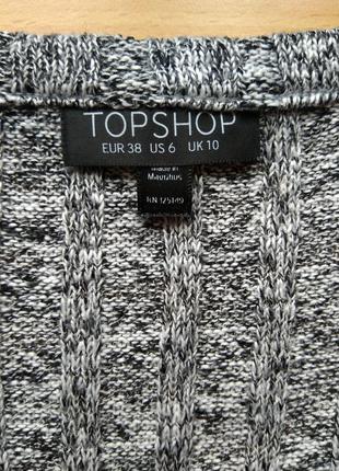 Довгий светр topshop р. uk10 йде на 44 - 46 s-m2 фото