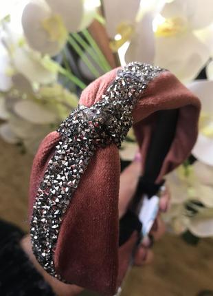 Обруч на голову з камінчика