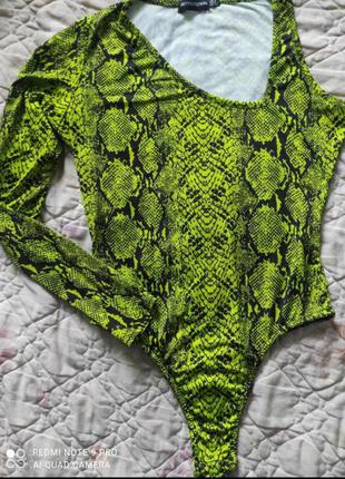 Мега эффектный боди купальник комбибресс на одно плечо стринги