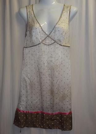 Платье сарафан gas silk dress шелк натуральный