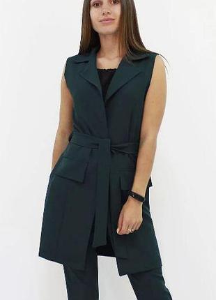 Жіночий костюм двійка жилет з брюками "к'этрин", розміри 42 - 50