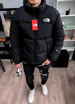 Зимний пуховик XXL / 52 зимняя чёрная куртка