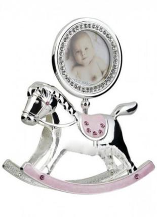 Фоторамка детская «лошадка», розовая, 15х18 см (473-3183)