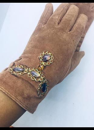 Conbipel італія брендове замшеві рукавички