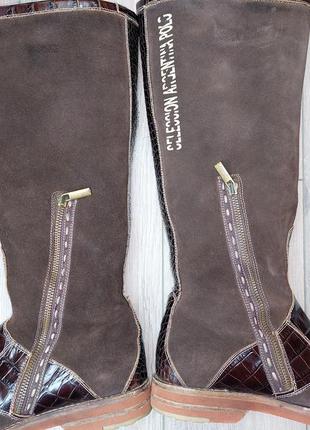 La martina замшеві жокейські чоботи, для поло елітного бренду7 фото
