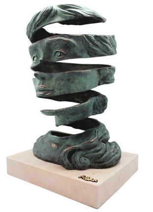Скульптура из бронзы «воображение» anglada, h-36х19х23см (322a)