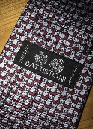 Battistoni-люксовый итальянский шелковый галстук!3 фото