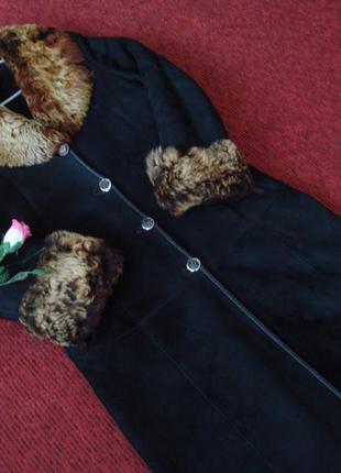 Шикарная фирменная натуральная дубленка