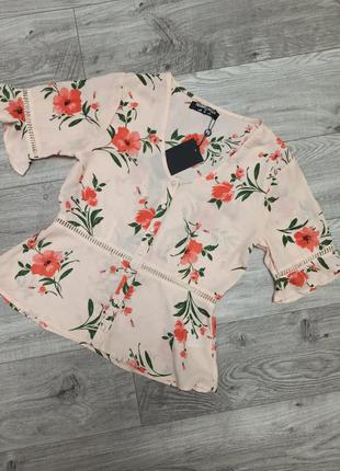 Квітчаста блуза fashion union