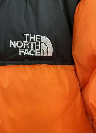 Классный пуховик  tnf 700 orange8 фото