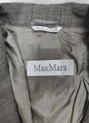 Пиджак жакет піджак в клетку шерстяной max mara2 фото