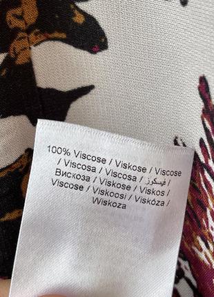Блуза топ с крупными цветами скандинавия10 фото