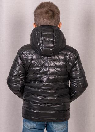 Демисезонная куртка двусторонняя для мальчиков и подростков «арсен - 3», размеры на рост 98 - 1648 фото