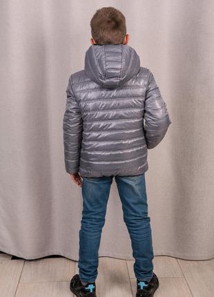 Демисезонная куртка двусторонняя для мальчиков и подростков «арсен - 3», размеры на рост 98 - 1648 фото
