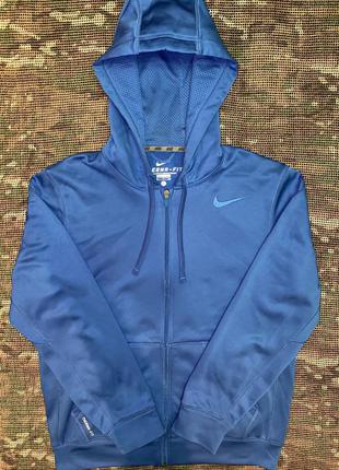 Олимпийка nike therma fit all blue, оригинал, размер m