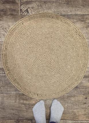 Інтер'єрний килимок з джуту "minimal"8 фото