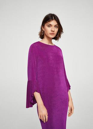 Mango длинное платье фуксия s ,m,l,xl,xxl3 фото