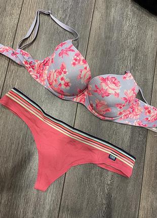 Сборный комплект pink victorias secret