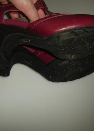 Кожаные туфли clarks р 39, стелька 25,5 см, сделаны в бразилии4 фото