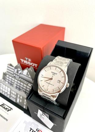 Tissot мужские наручные швейцарские часы оригинал тисо механика швейцария подарок мужу парню6 фото