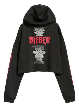 Толстовка укороченная justin bieber p от s-xl2 фото